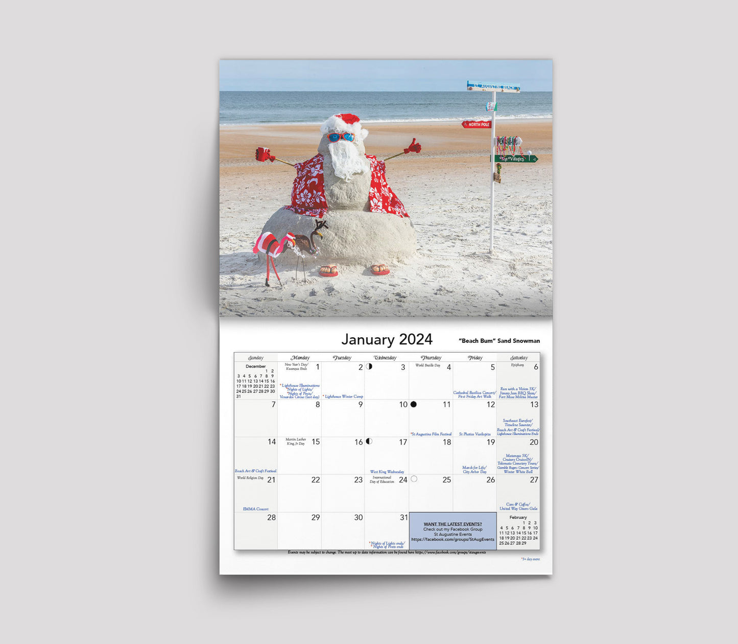 2024 St Augustine Calendar