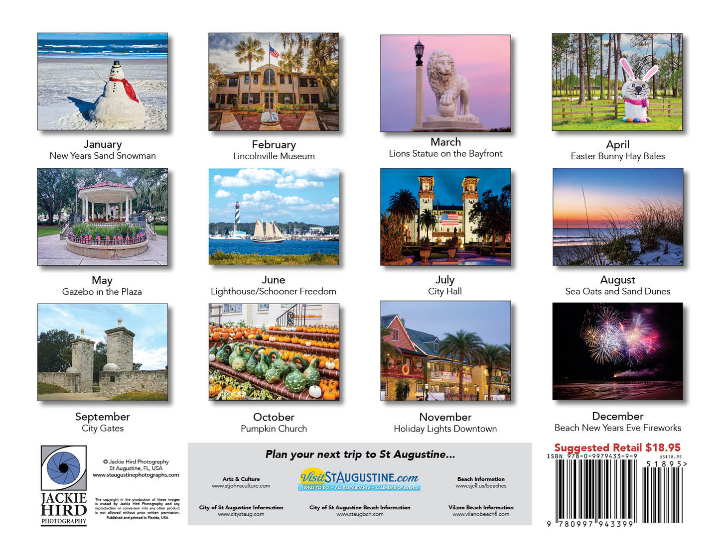 2026 St Augustine Wall Calendar