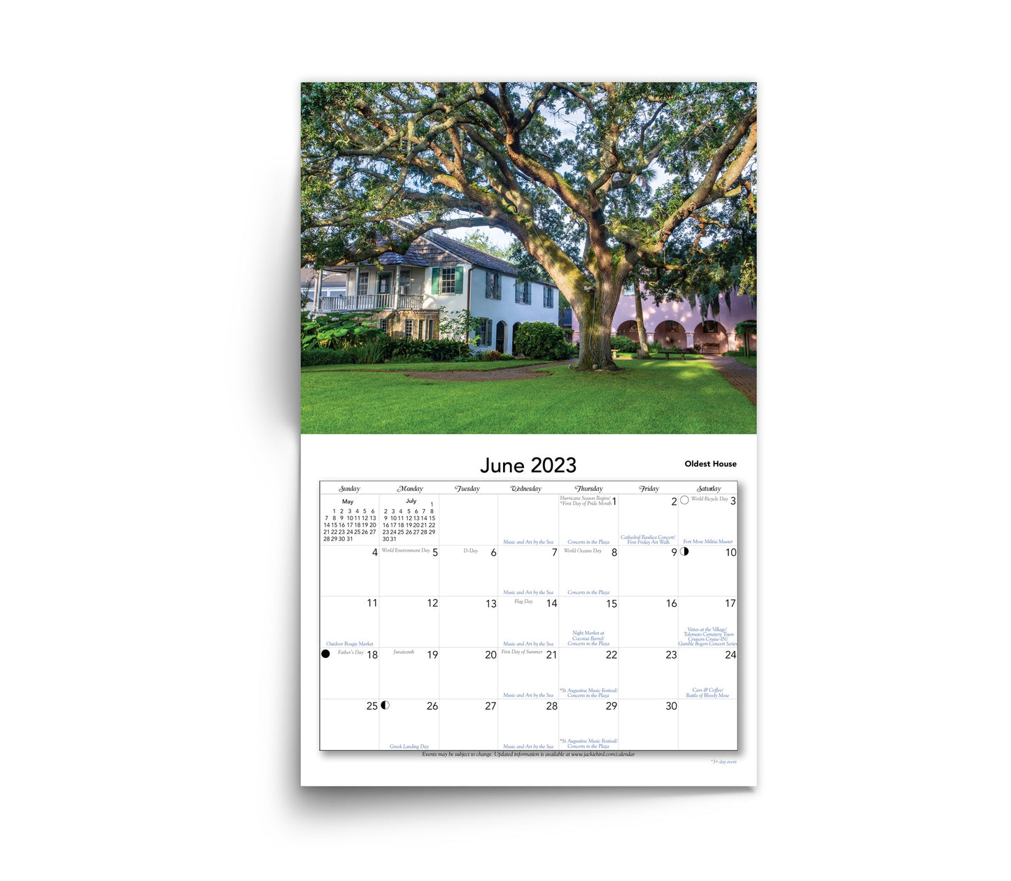 2023 St Augustine Calendar (ON SALE)